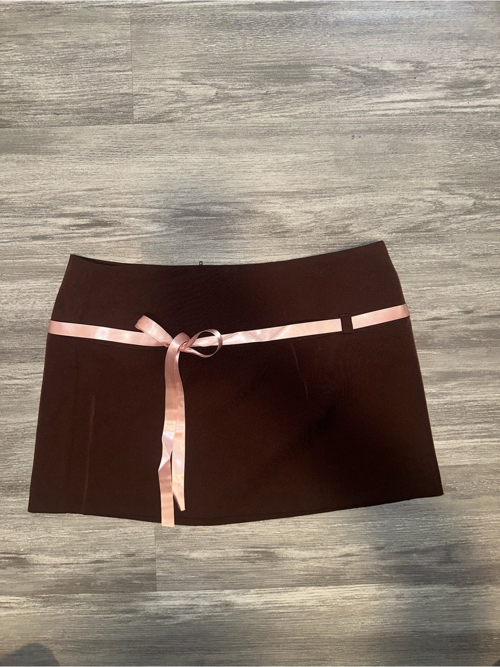 Vintage Y2K Charlotte Russe Coquette brown and pink skirt